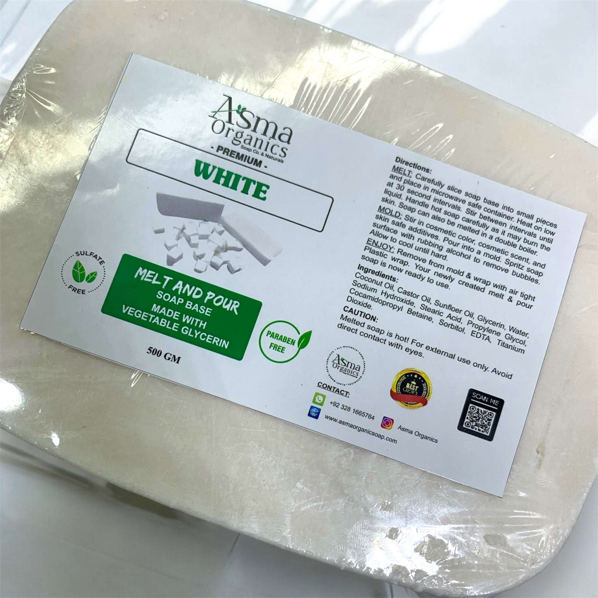 POUR WHITE Melt & Pour Soap Base