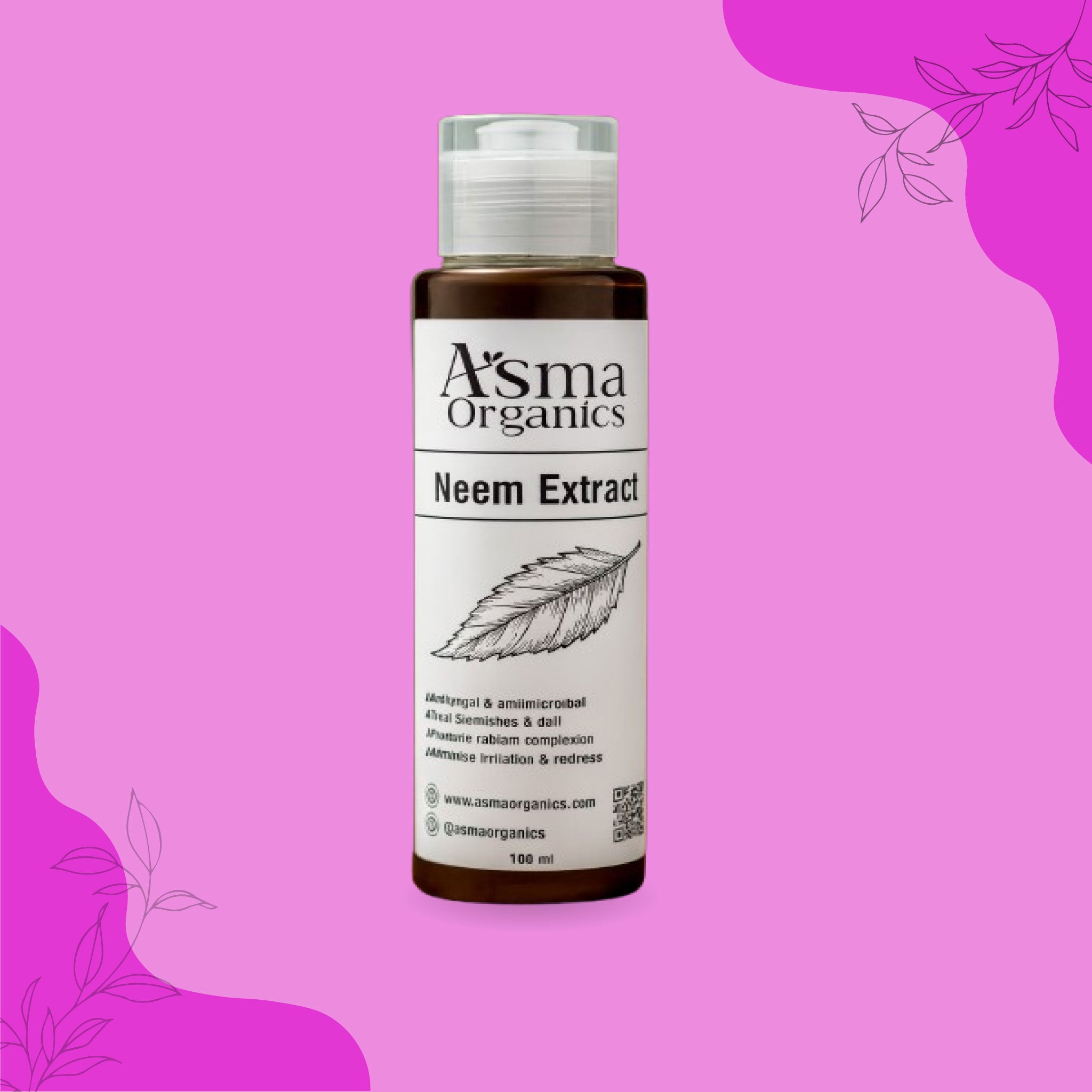 Neem Extract 100ml – AsmaOrganics