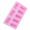 8 CAVITY PILLOW GLAZE SILICON SOAP MOLD TRAY