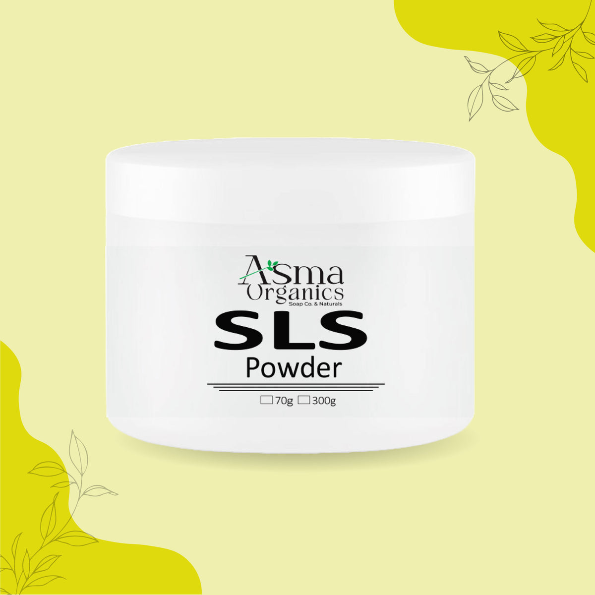 SLS Powder (Sodium Lauryl Sulfate) – AsmaOrganics