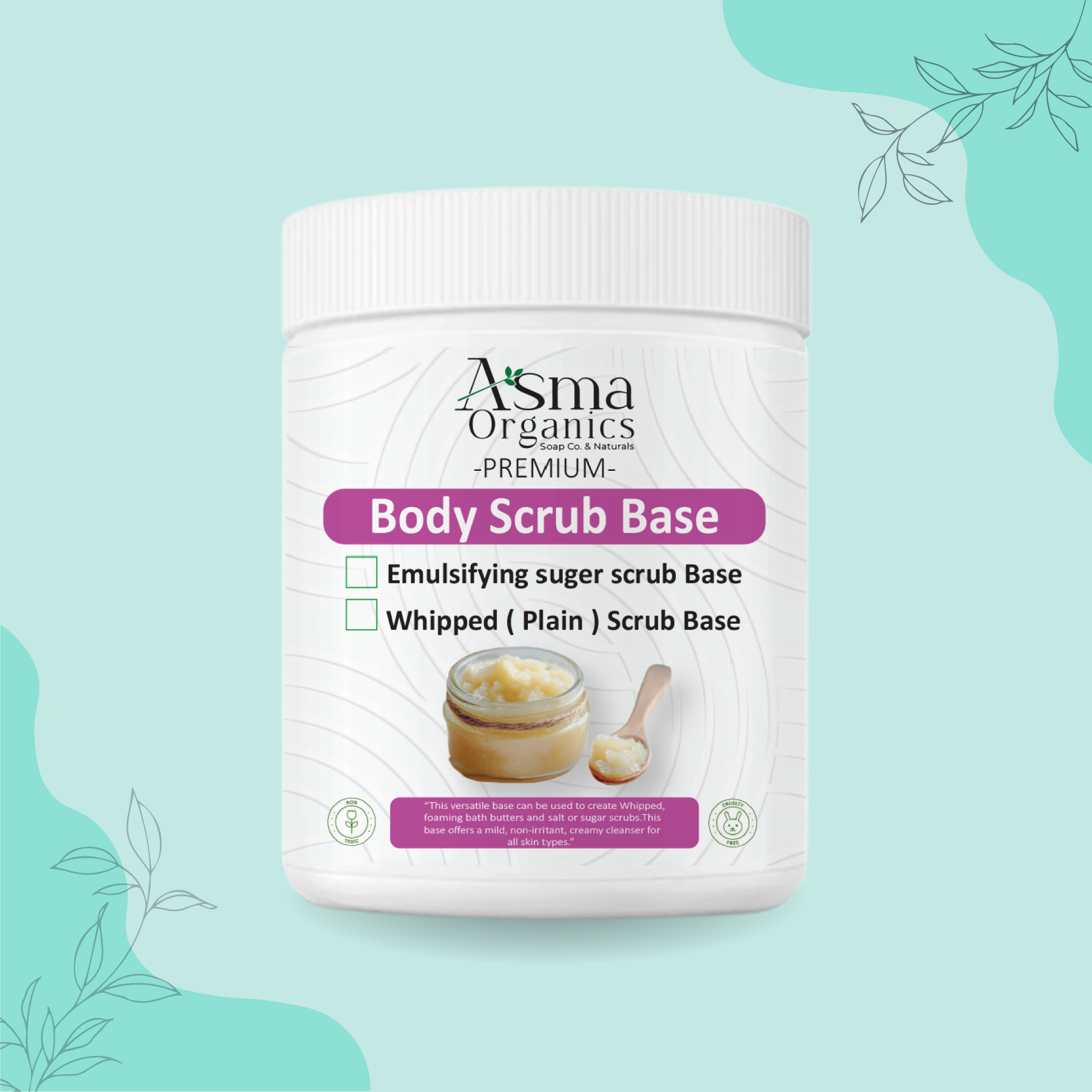 Emulsifying Sugar Scrub Base