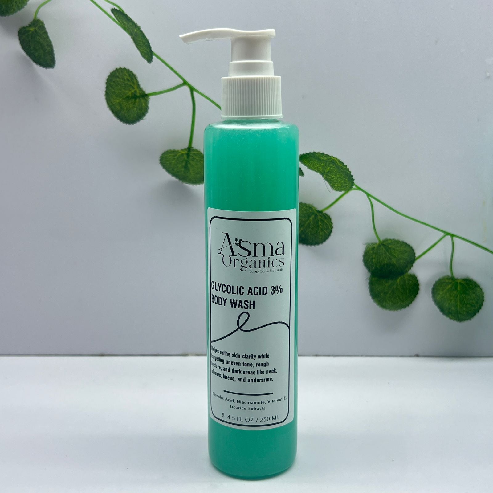 Glycolic Acid 3% Body Wash With Free Loofah