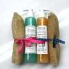Vitamin C Body Wash and Glutathione Body Wash Combo Pack + 2 Loofah