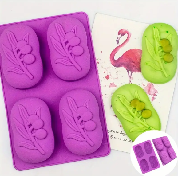 Silicone Mold 4 Muffin/ DIY Tool (Jelly Mold, Cake Mold, Soap Mold, Chocolate Mold)