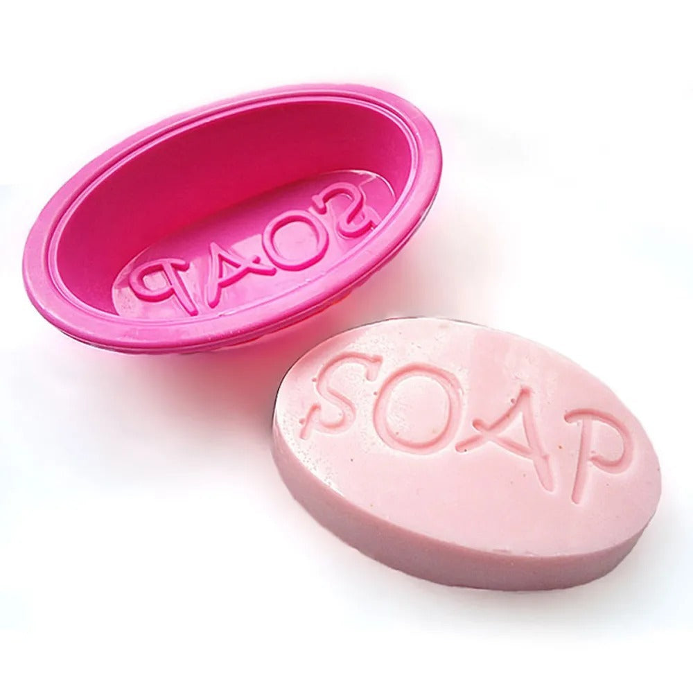 Pack Of 1 # Oval Silicone Handmade “Soap” Mold 9 x 6.0 x 2.3 cm