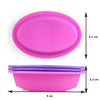 Pack Of 1 # Oval Silicone Handmade “Soap” Mold 9 x 6.0 x 2.3 cm