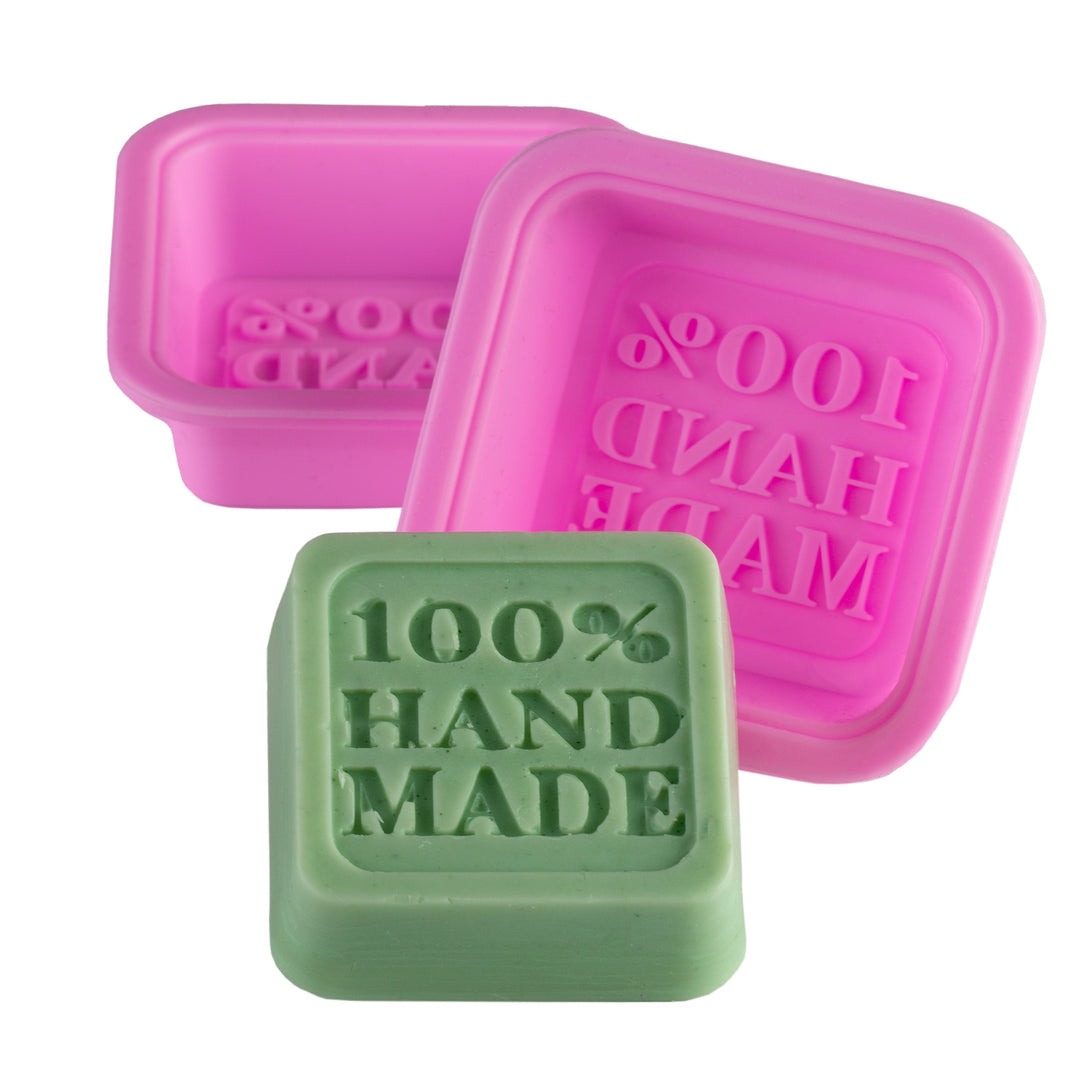 1Pc Silicone Square Handmade Soap Mold DIY Hand Made Cold Soap Making Tools Injection Molds Cake Pudding Chocolate Mold Demoo