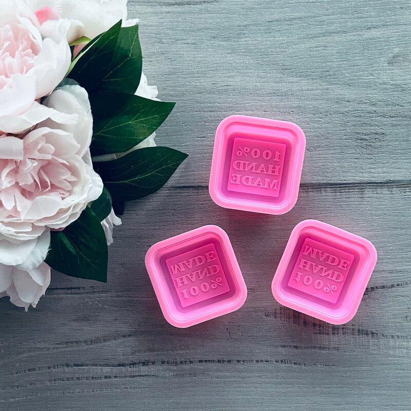 1Pc Silicone Square Handmade Soap Mold DIY Hand Made Cold Soap Making Tools Injection Molds Cake Pudding Chocolate Mold Demoo
