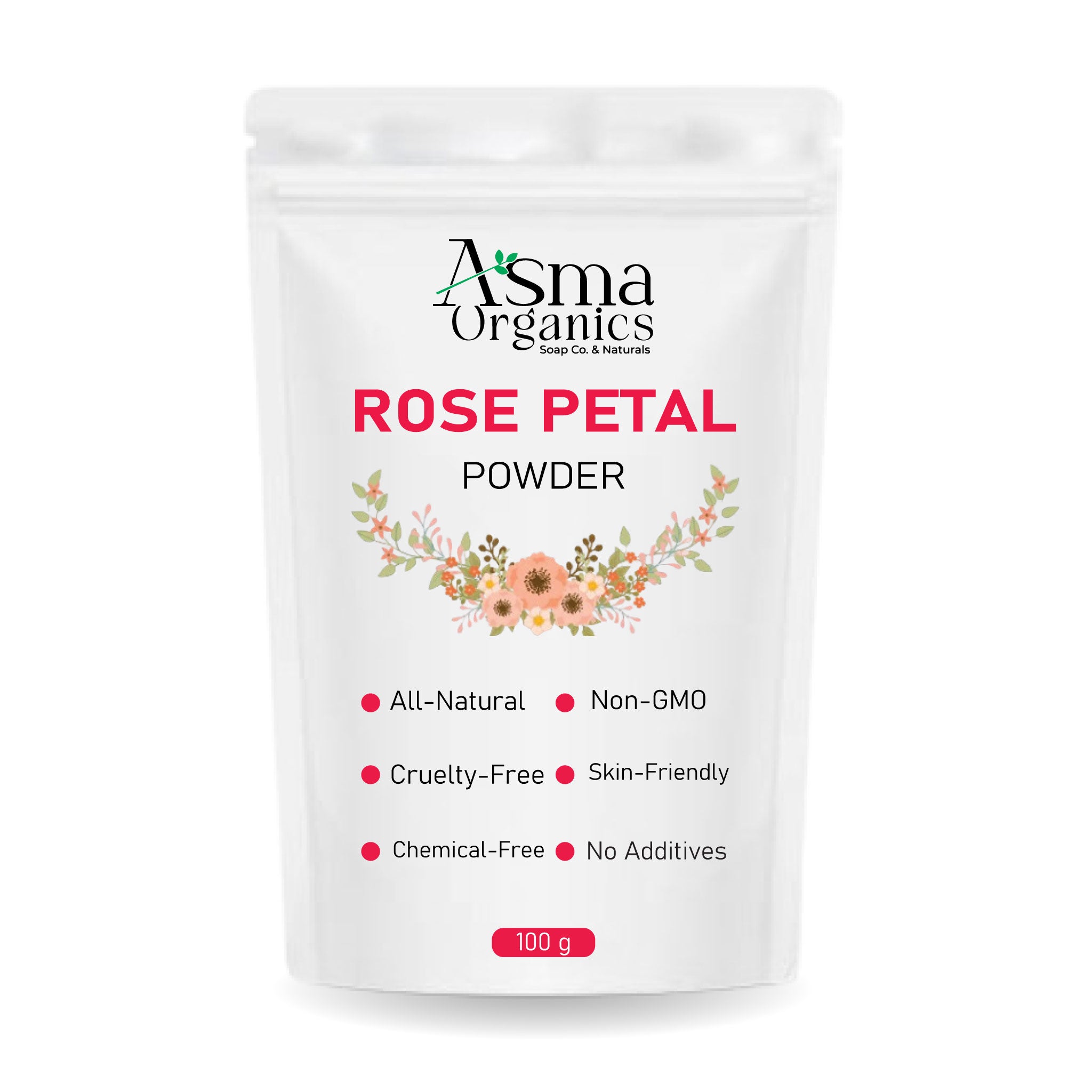 Dry Rose Flower Powder Gulab Powder