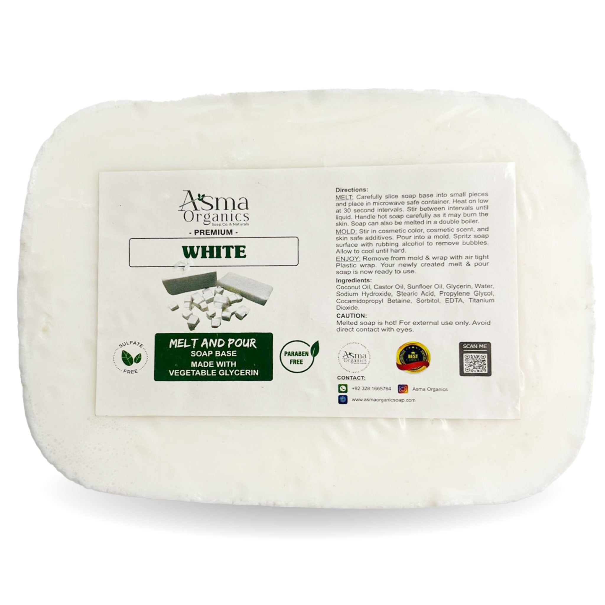 POUR WHITE Melt & Pour Soap Base